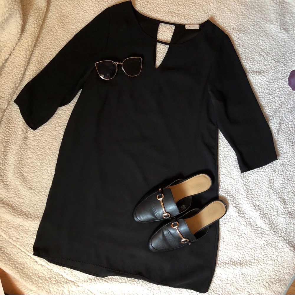 Nordstrom Black keyhole Dress